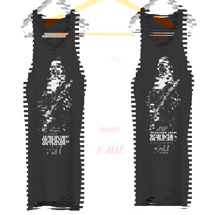 ヘヴィメタルのクリスマス、ギターを弾くサンタ タンクトップ