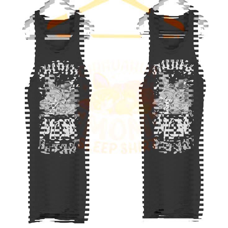 ベスト・チワワ・ママ・スリープ・シャツ、子犬と犬 タンクトップ