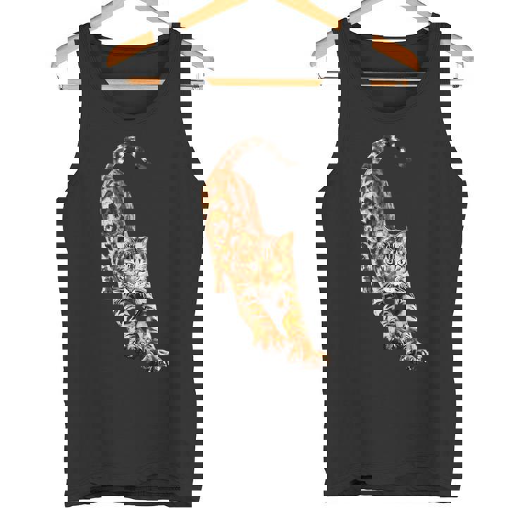 ベンガル猫ストレッチ タンクトップ