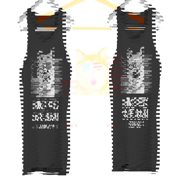 ペットを再び安全に 秋田犬 トランプ 2024 タンクトップ