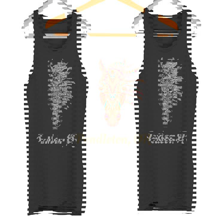 ペンドルトン オレゴン幾何学 部族のカントリーアート タンクトップ