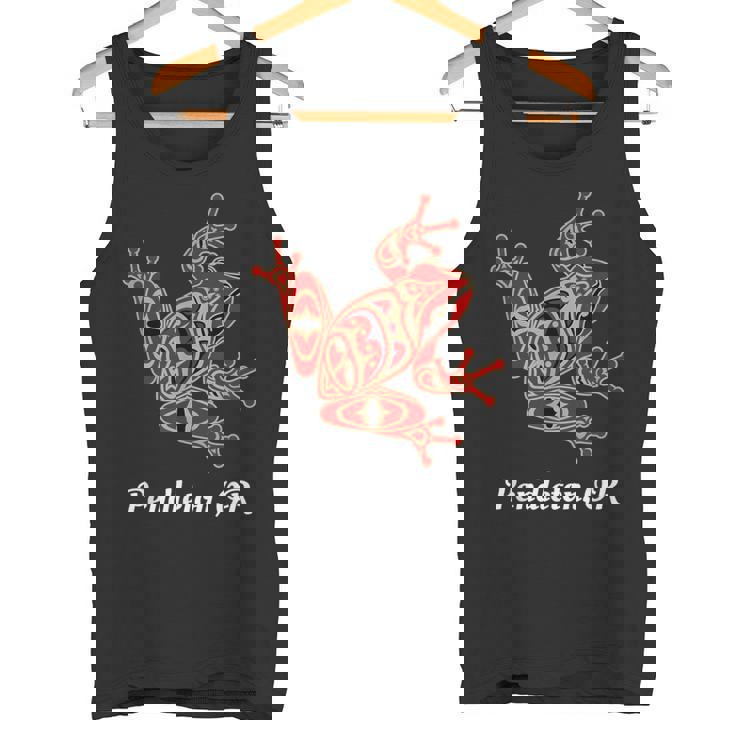 ペンドルトン、またはレッドブラックフロッグ ネイティブアメリカン パシフィックnw タンクトップ