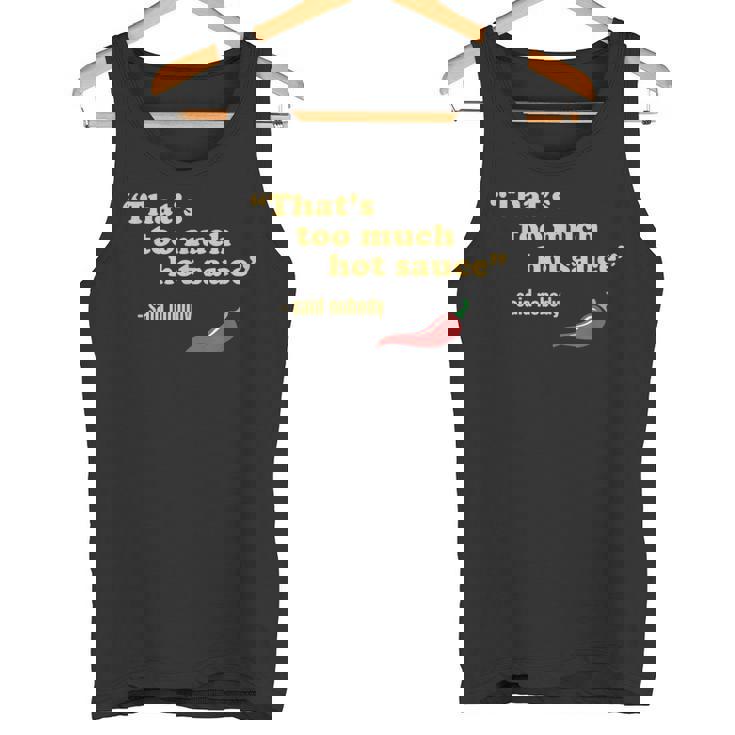 ホット&スパイシーフード ハバネロ チリ&ファニー ペッパーソース タンクトップ