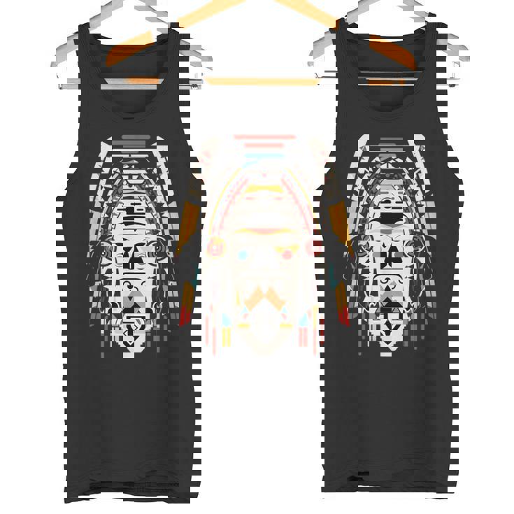 ホピ族アート シャーマン ネイティブ南西アメリカ インディアン スタイル タンクトップ