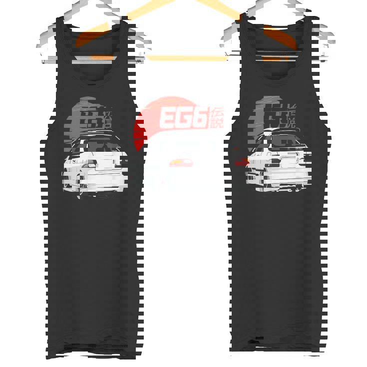 ホワイトハッチシビック Eg6-クラシック Jdm タンクトップ