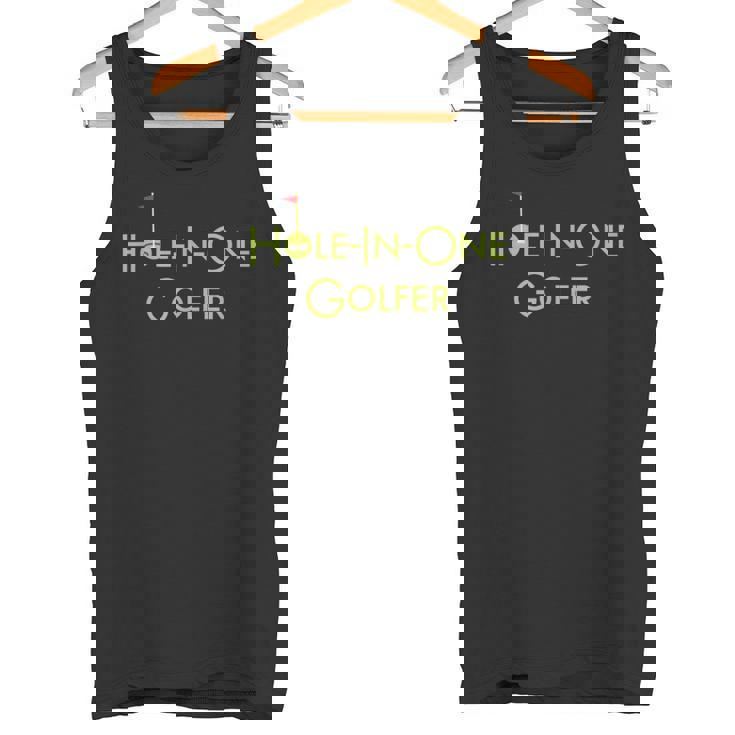 ホールインワンゴルファー グラフィックデザイン ホールインワンゴルフ記念品 Hole In One Golfer タンクトップ