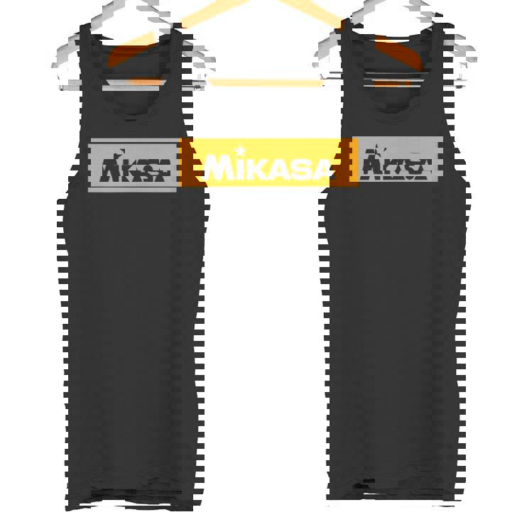 ボックスロゴ オレンジカラー バレーボール タンクトップ