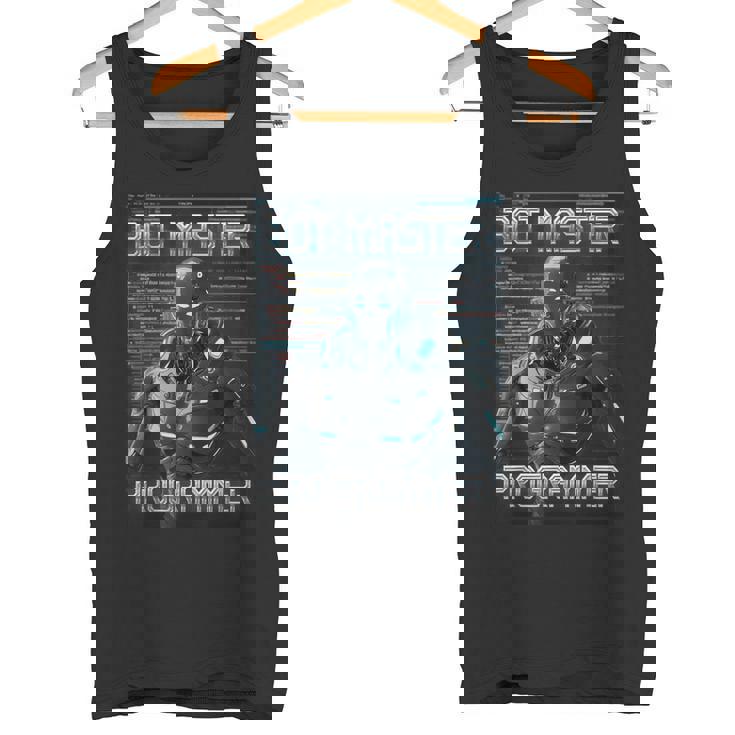 ボットマスタープログラマーaiロボット タンクトップ