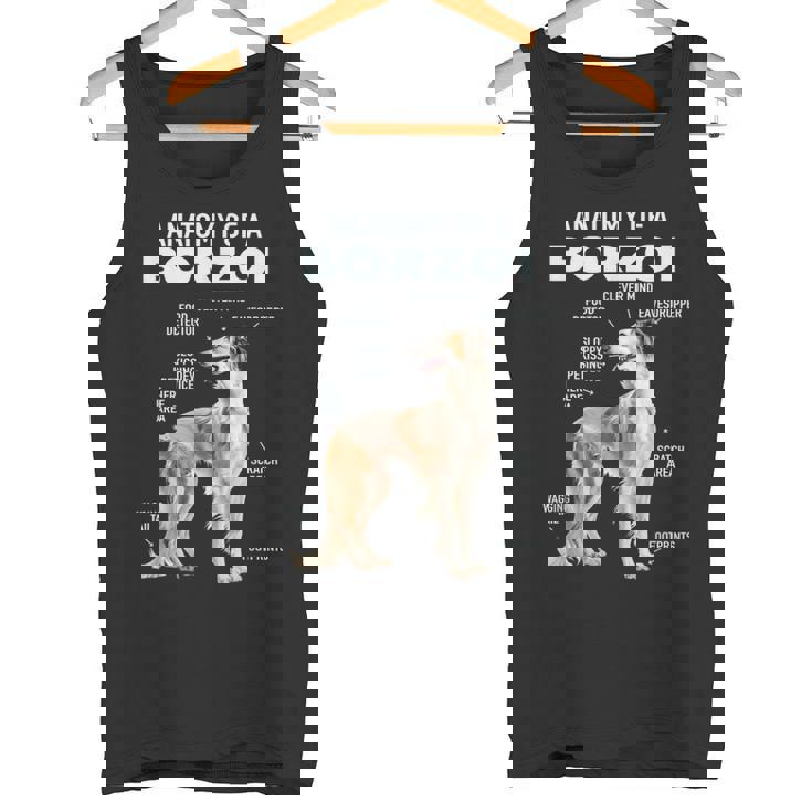 ボルゾイの解剖学 タンクトップ