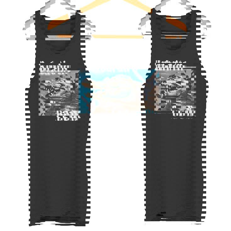 ボンバルディーロボンバルディーノクロコダイル面白いイタリアンブレインロットミーム タンクトップ