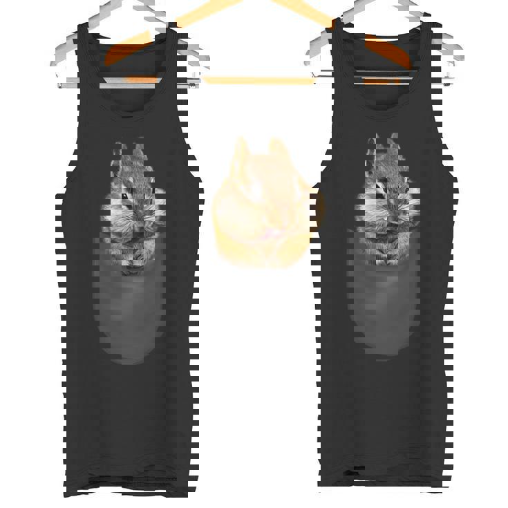 ポケット リス タンクトップ