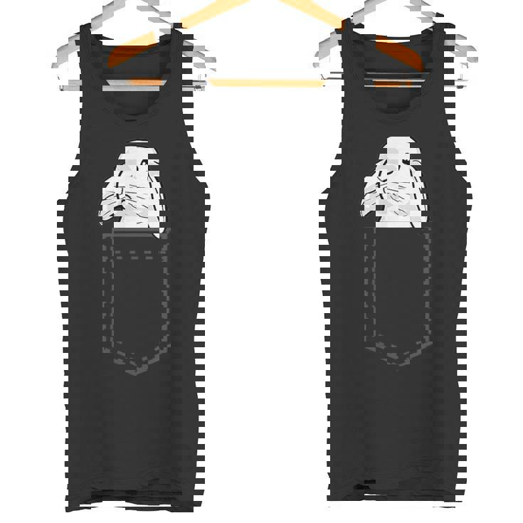 ポケットうさぎ ウサギ好き うさぎ好き うさぎの飼い主 おもしろ うさぎ 兎 タンクトップ