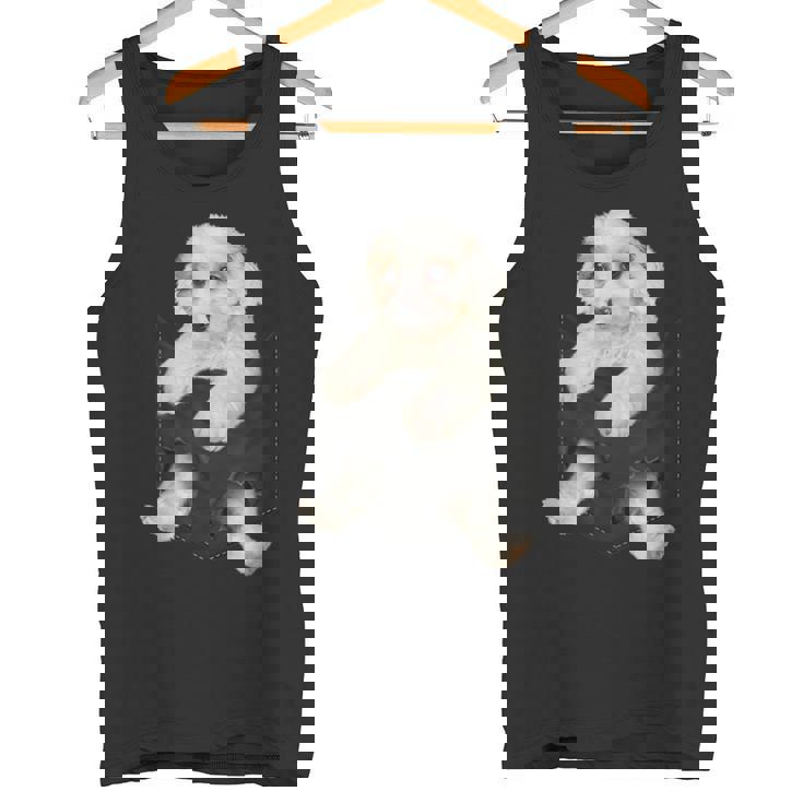 ポケットに入った面白いcavachon Dog Cavachon Dog好きのための タンクトップ