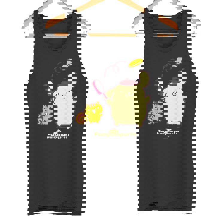 ポムポムプリン＆ベーグル タンクトップ