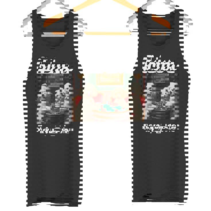 ポーカーをする犬 ビション・フリーゼ ビション・フリーゼの犬種 タンクトップ