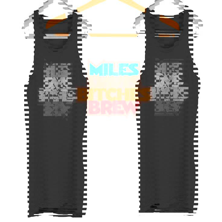 マイルス・デイビス・ビッチズ・ブリュー・ディストレストッド 長袖tシャツ タンクトップ