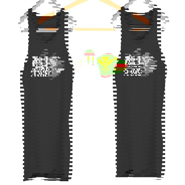 マウイ・ハワイ・ストロングのために祈って タンクトップ