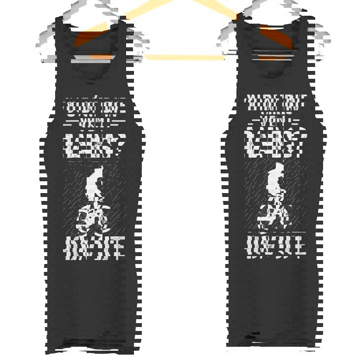 マウンテンバイク Mtb 自転車 雨に乗る おもしろギフト タンクトップ