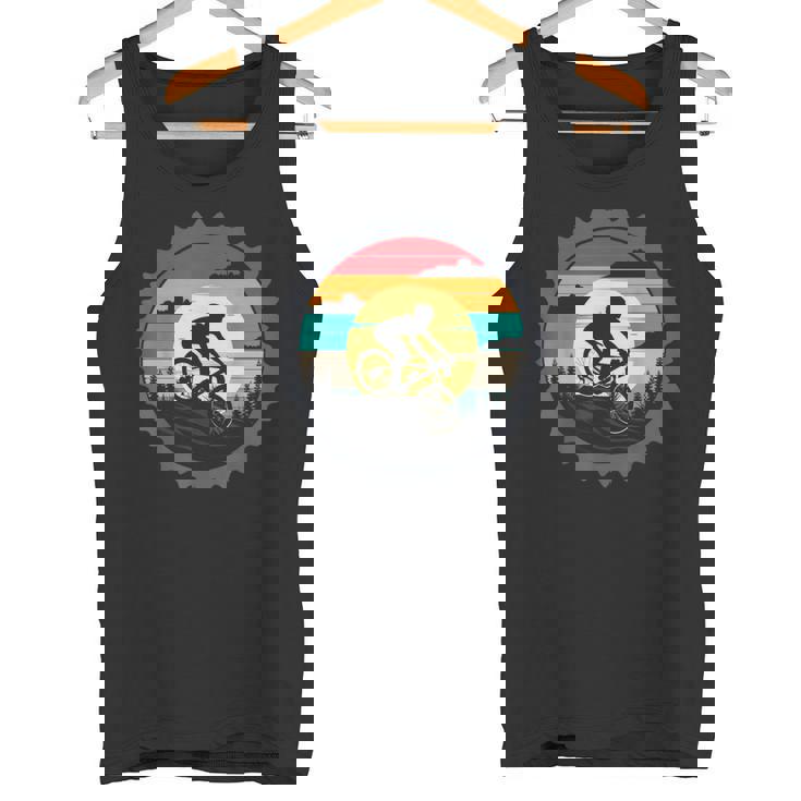 マウンテンバイク サイクリング レトロ ヴィンテージ Mtb 自転車ライダー タンクトップ