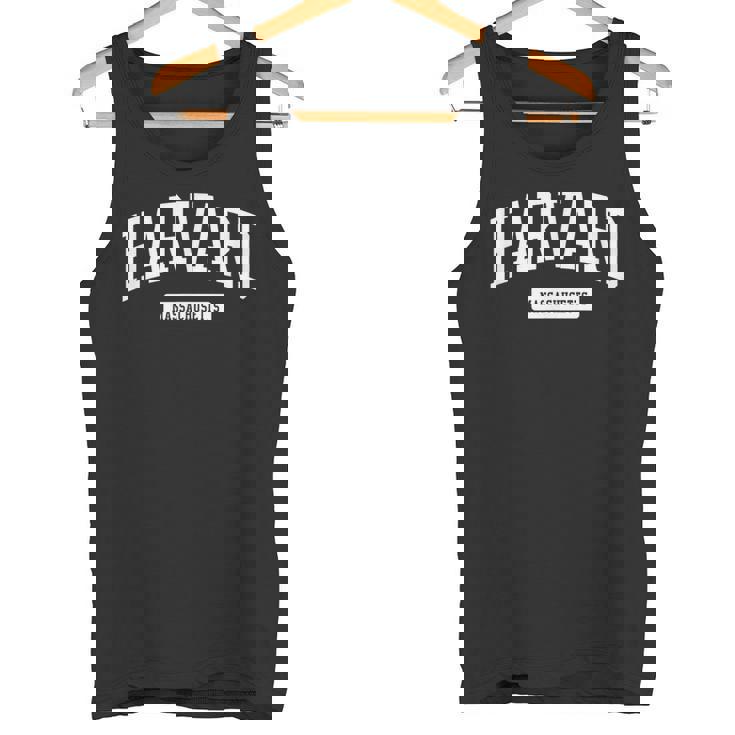 マサチューセッツ州ハーバード州マサチューセッツ州ビンテージアスレチックスポーツデザイン タンクトップ