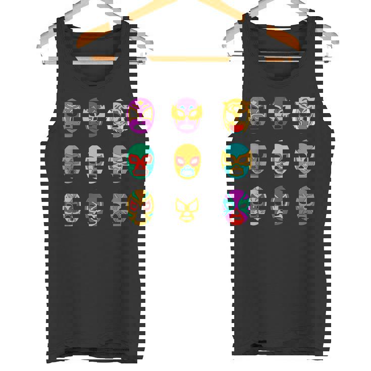 マスク・オブ・レジェンド レトロ・ルチャ・リブレ タンクトップ