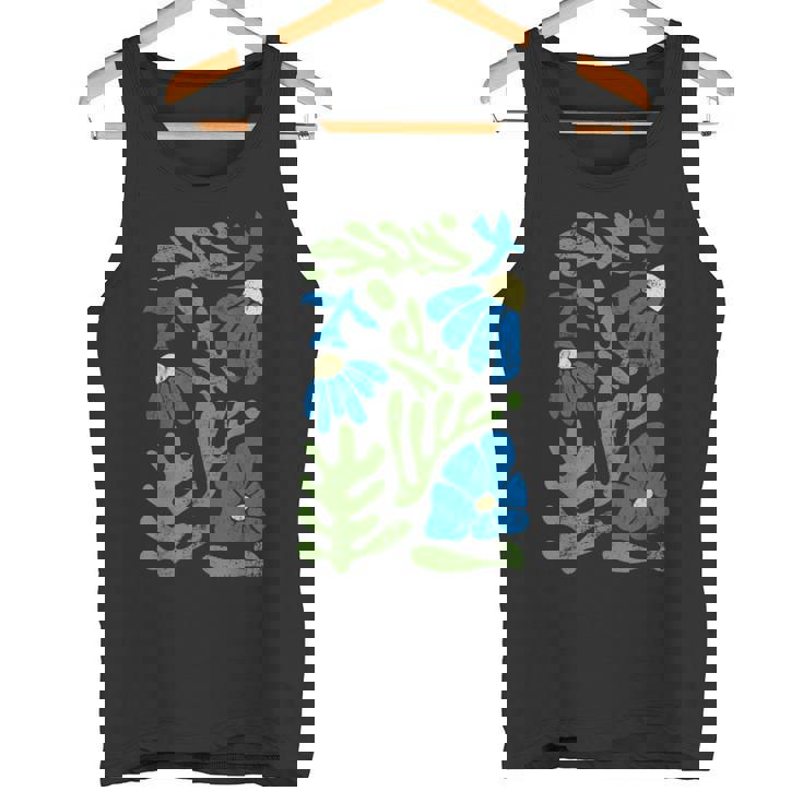 マティス 絵画 美的 造花 抽象 秋 タンクトップ