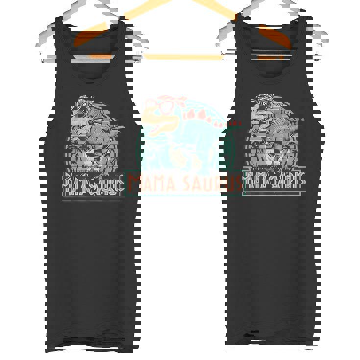ママサウルス恐竜レトロママのレトロ面白い タンクトップ