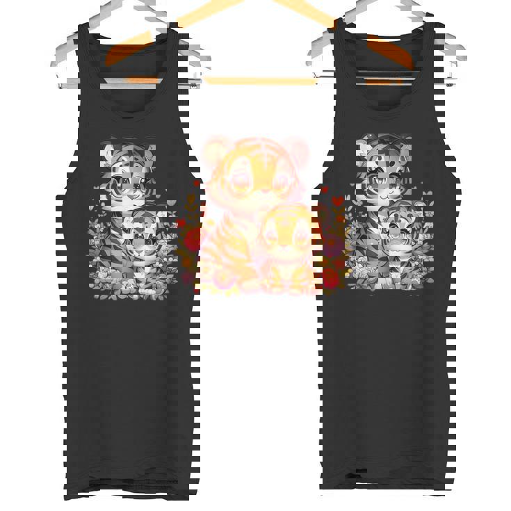 ママタイガー 赤ちゃん可愛い動物モチーフ タンクトップ