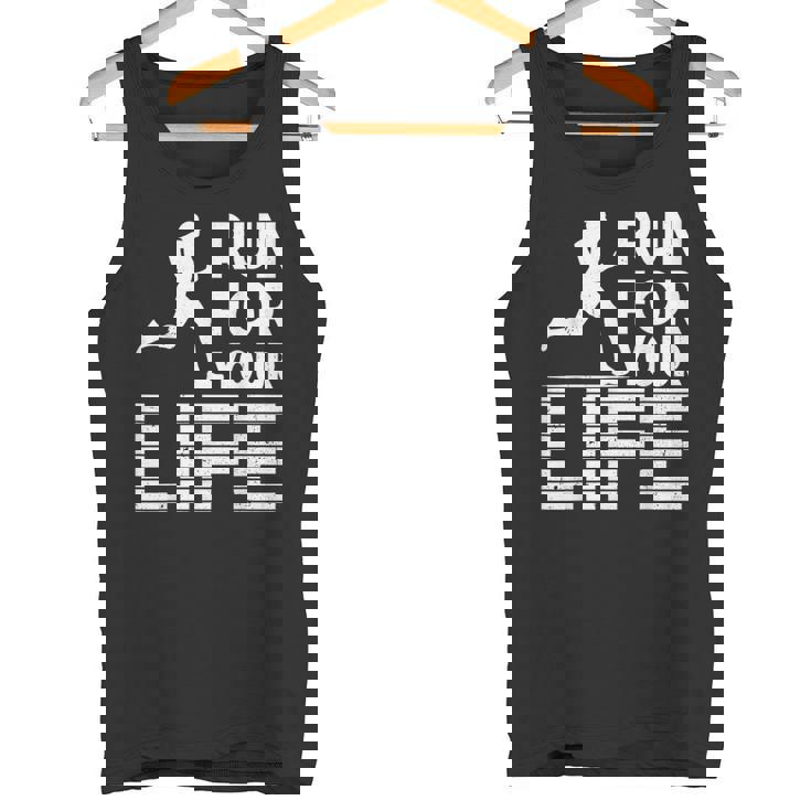 マラソンランナー Run For Your Life ランニング タンクトップ