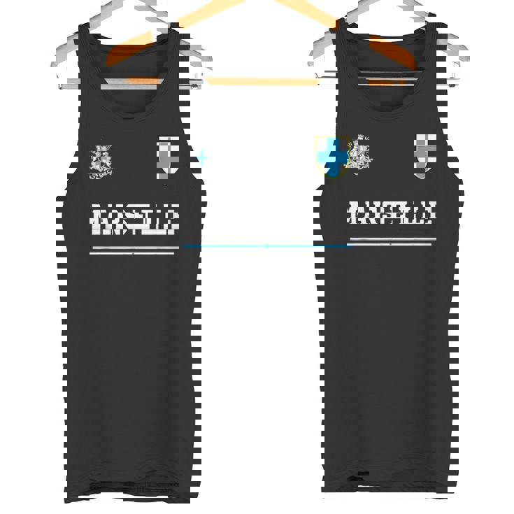 マルセイユ スポーツサッカージャージ フラッグ フットボール タンクトップ