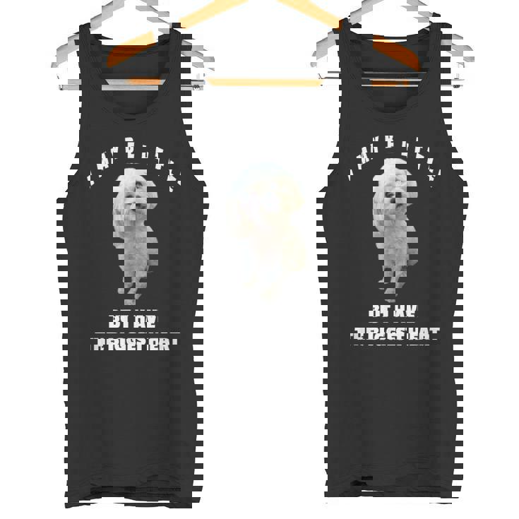 マルチーズ犬デザイン 面白い引用句 マルチプー ミックスオーナー タンクトップ