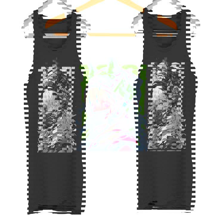 マンガ アニメ エステティック サイバーパンク テックウェア 原宿 タンクトップ