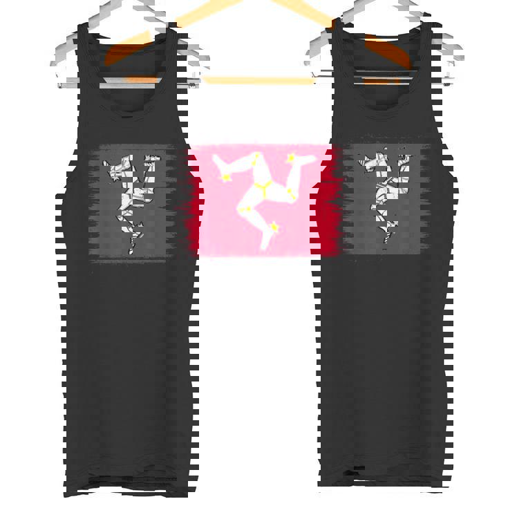 マン島の旗、マンクスの旗、トリスケリオン。ティンウォルドの日に。 タンクトップ