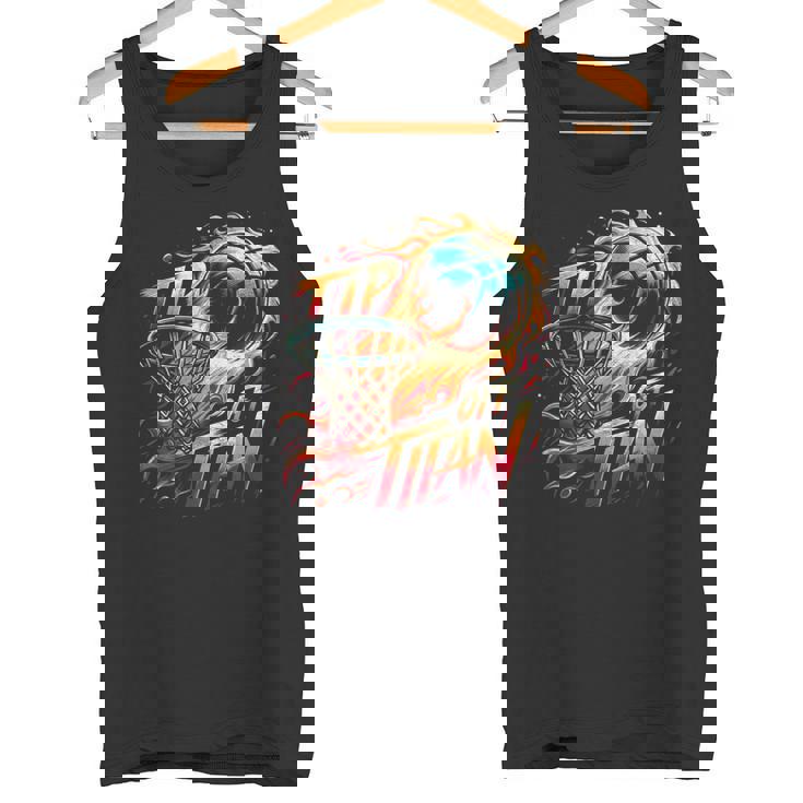 マーチ カレッジ バスケットボール トーナメント ティップオフ タイタン B-ボール タンクトップ