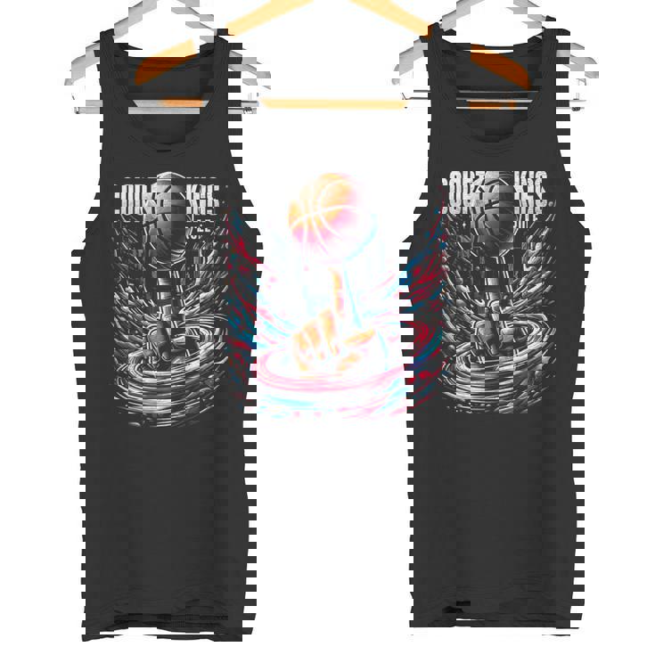 マーチ カレッジ バスケットボール トーナメント レトロ メンズ コート キングス タンクトップ