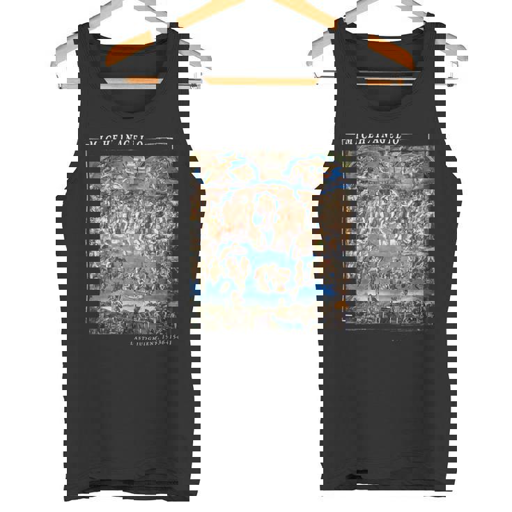 ミケランジェロ 絵画 最後の審判 美術愛好家のために タンクトップ