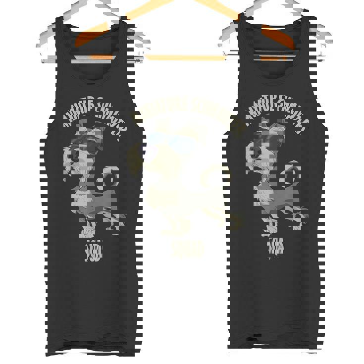 ミニチュアシュナウザー隊 I Dog Lover I ミニチュアシュナウザー タンクトップ