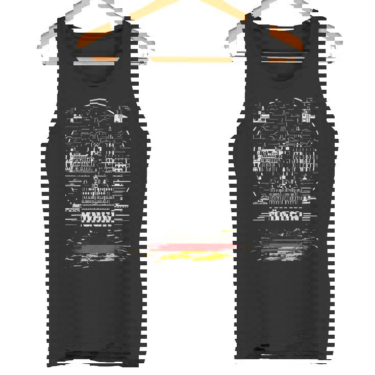 ミュンヘンお土産 ミュンヘン ドイツ国旗 タンクトップ