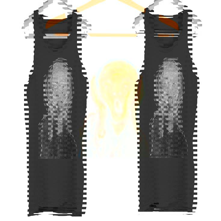 ムンクの叫び《切り抜き》【世界の名画】エドヴァルド・ムンク Munch 美術館アート タンクトップ