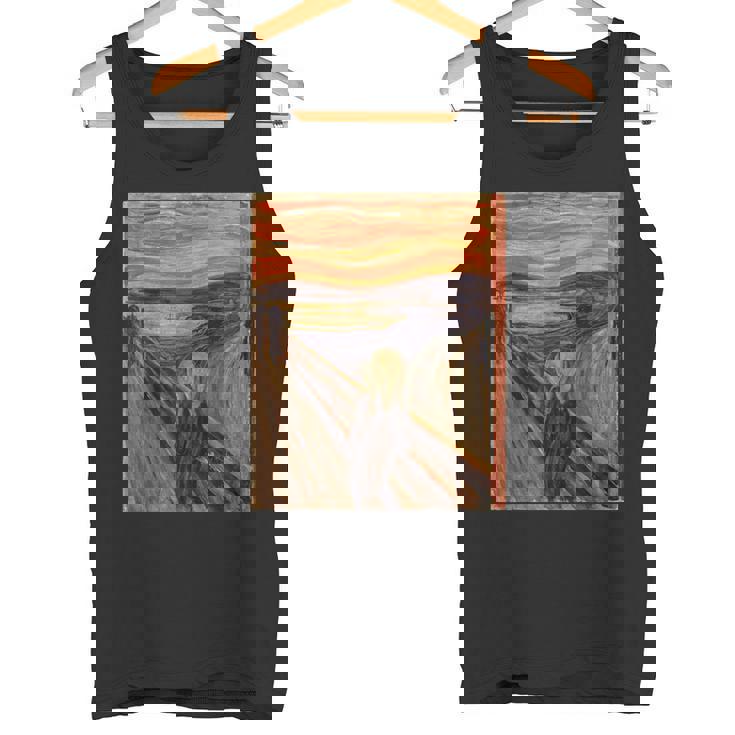 ムンクの叫び【世界の名画】エドヴァルド・ムンク Edvard Munch 美術館アート タンクトップ