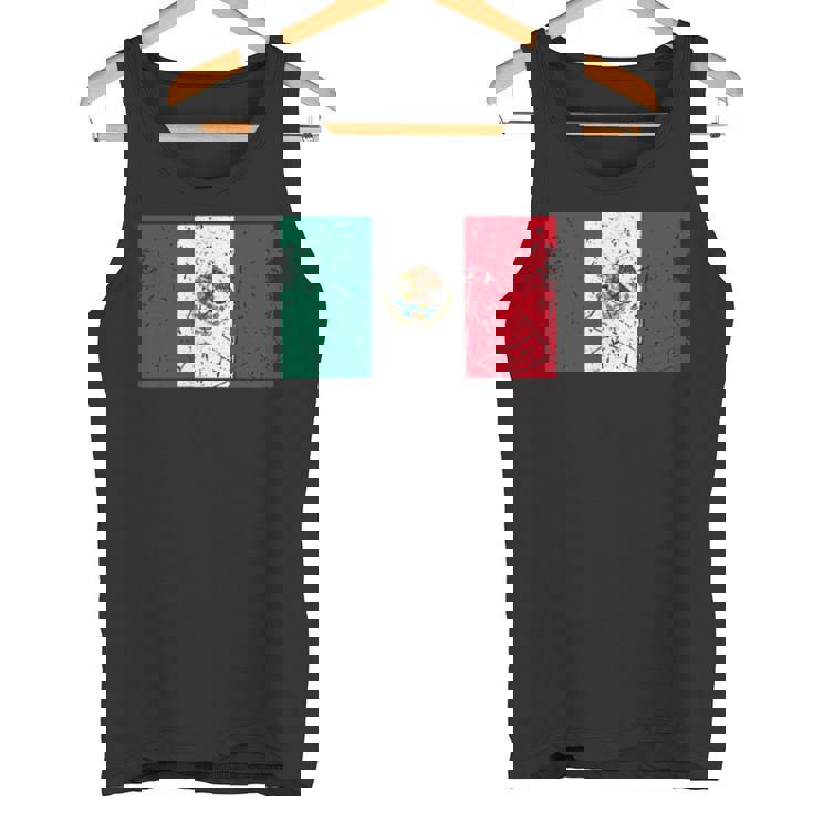 メキシコ国旗グラフィック メンズ レディース キッズ タンクトップ