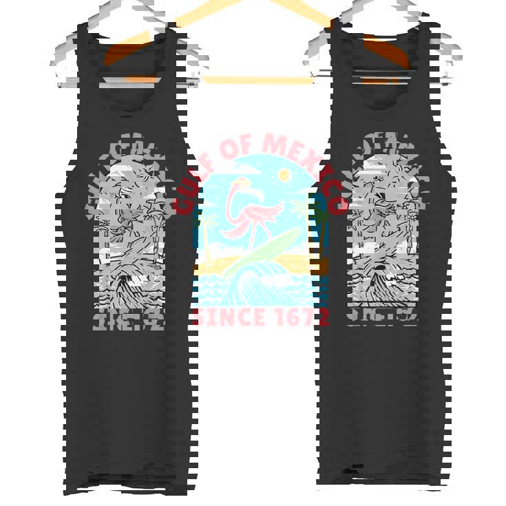 メキシコ湾 フラミンゴ メキシコ湾 1672年以来 タンクトップ