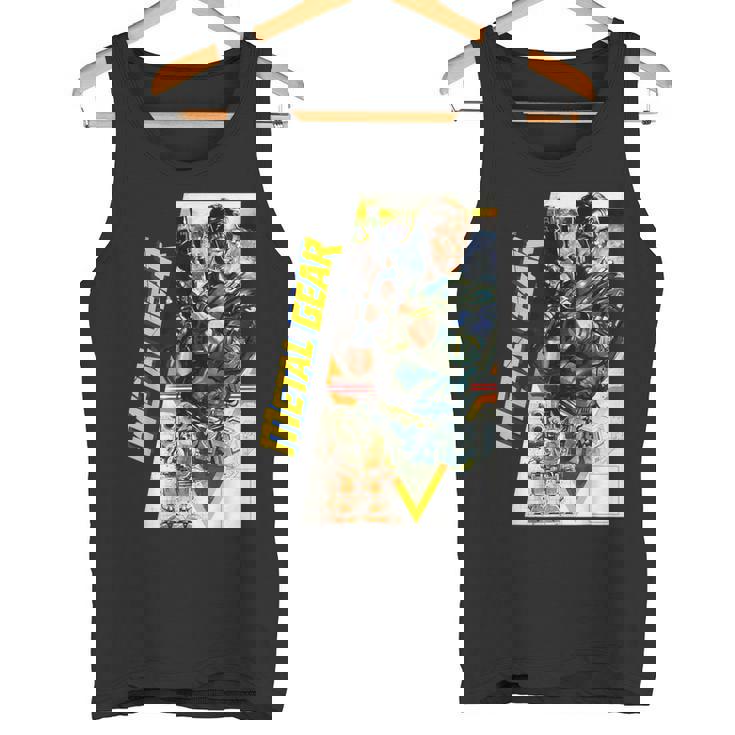 メタルギアボックス アート タクティカル スパイ活動 レトロゲーマー タンクトップ