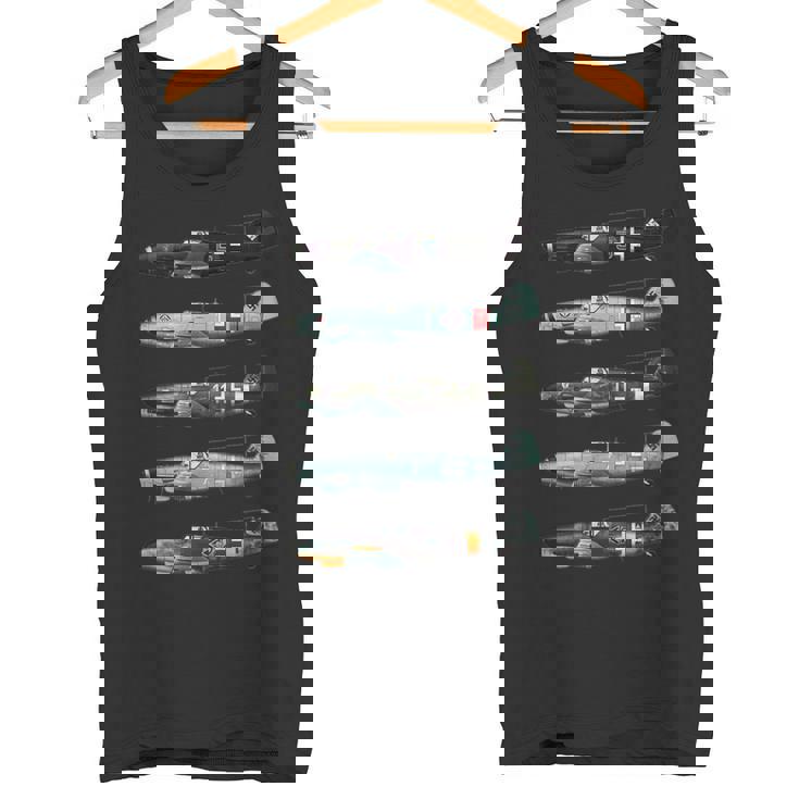 メッサーシュミットbf109ドイツww2ファイター タンクトップ