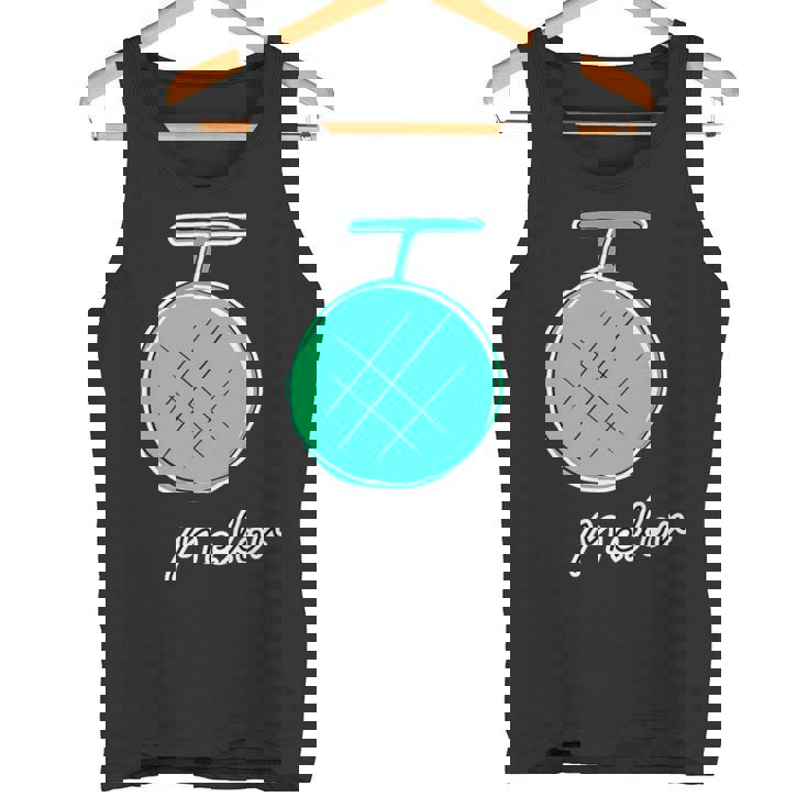 メロン Melon 『フルーツ ポップ』果物 シンプル ゆるい かわいい 落書き イラスト タンクトップ