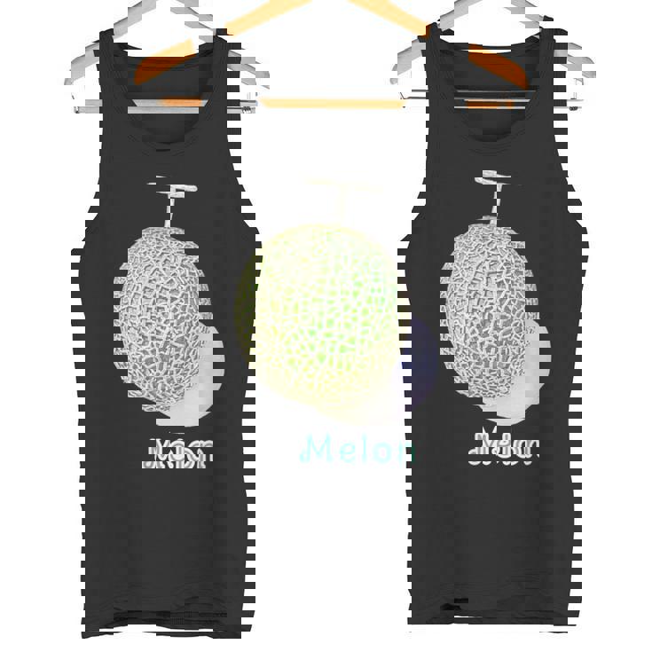 メロン Melon 『フルーツ ポップ』果物 リアル シンプル かわいい イラスト タンクトップ