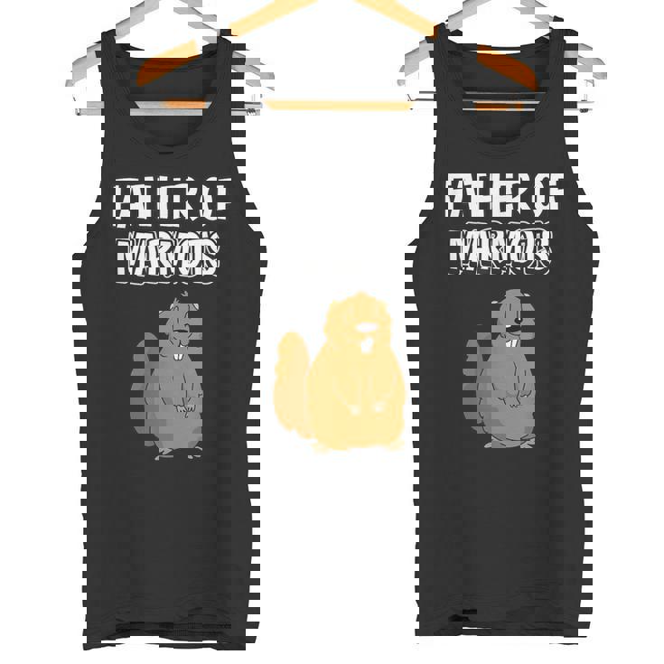 メンズ・ボーイズ・マーモット・パパ 父の日 マーモットの父 タンクトップ