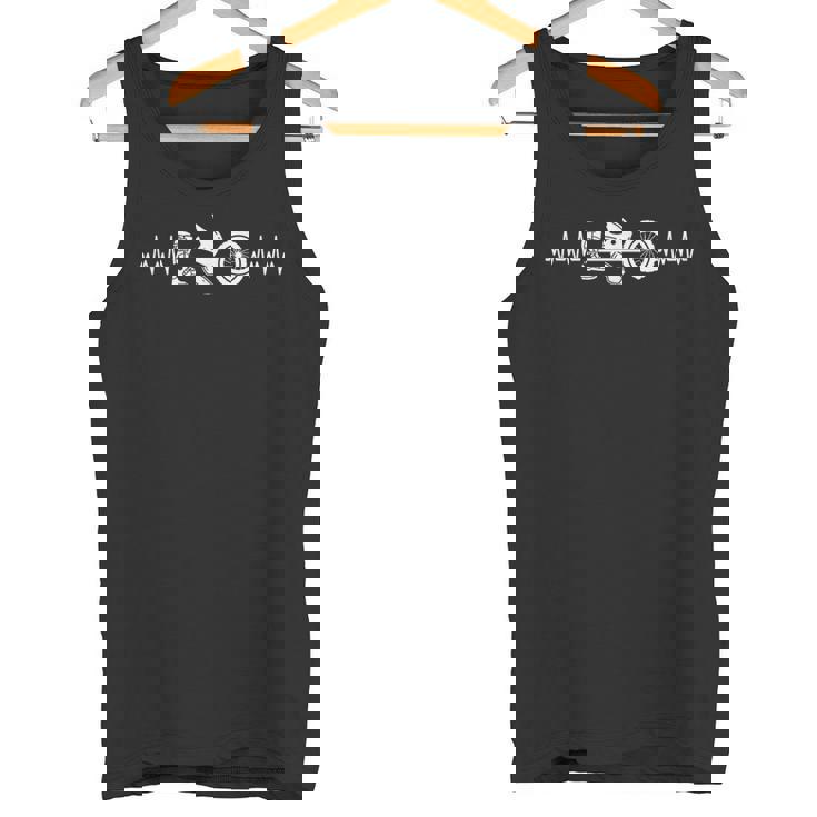 モトクロス ハートビート エンデューロ バイク オフロード オートバイ タンクトップ