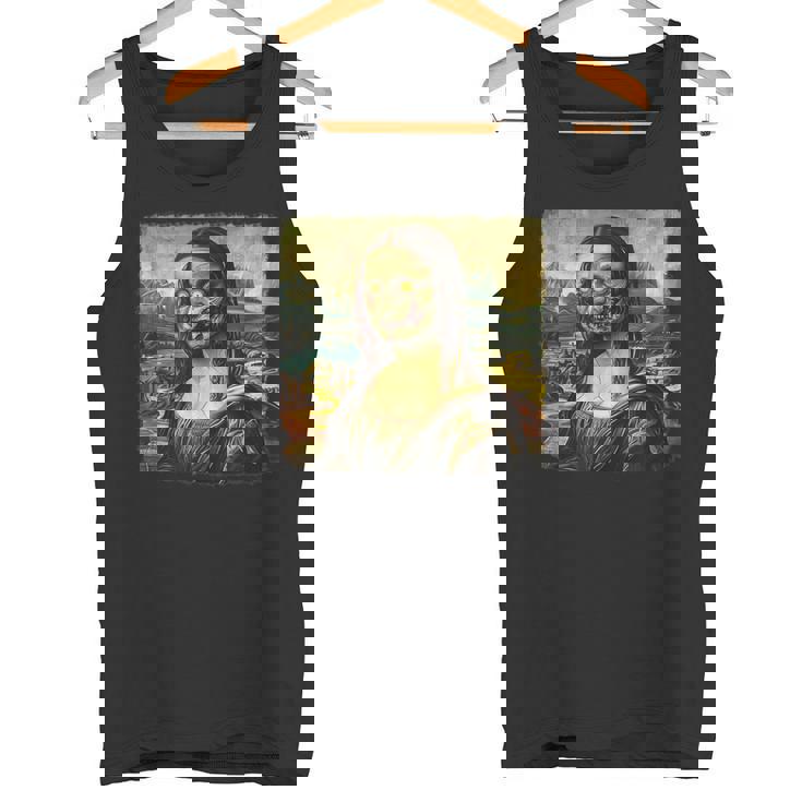 モナリザ ゾンビ ハロウィン 美術教師 モナリザ タンクトップ