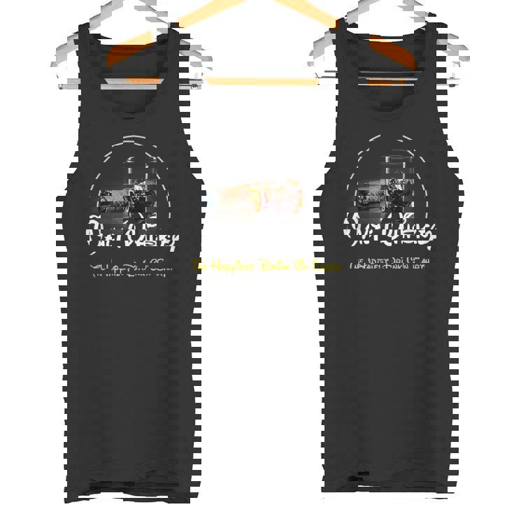 モルトウイスキーシャツ Happiest Drink Ever 面白いウイスキー葉巻 タンクトップ